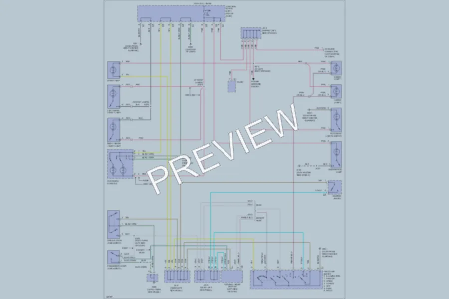 2002 Dodge R2500 Interior Lights wiring diagram preview