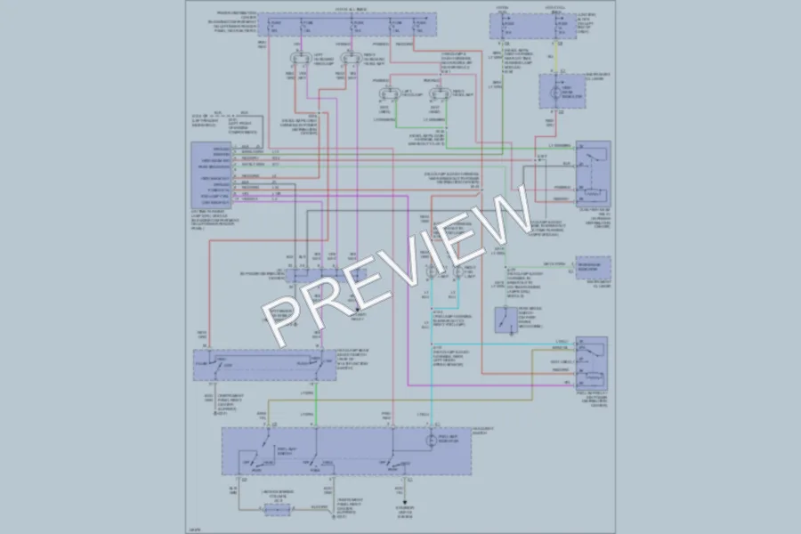 2002 Dodge R3500 Headlights wiring diagram preview