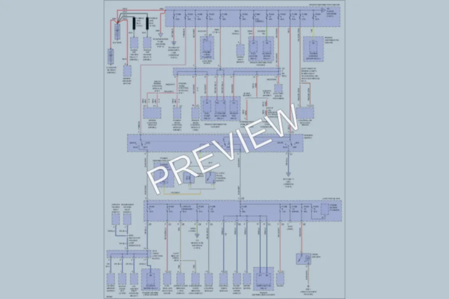 2002 Dodge R3500 Power Distribution wiring diagram preview