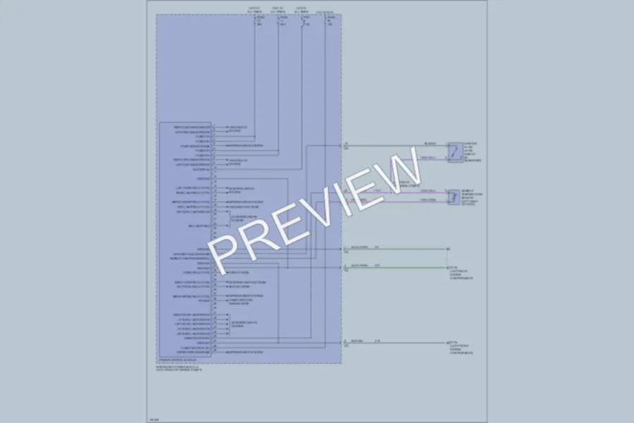 2002 Dodge R1500 Body Computer wiring diagram preview