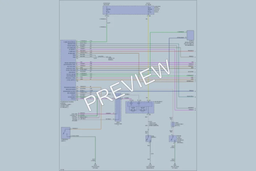 2002 Dodge R2500 Transmission wiring diagram preview
