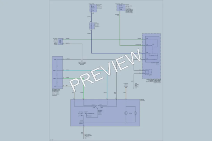 2002 Dodge R2500 Air Conditioning wiring diagram preview
