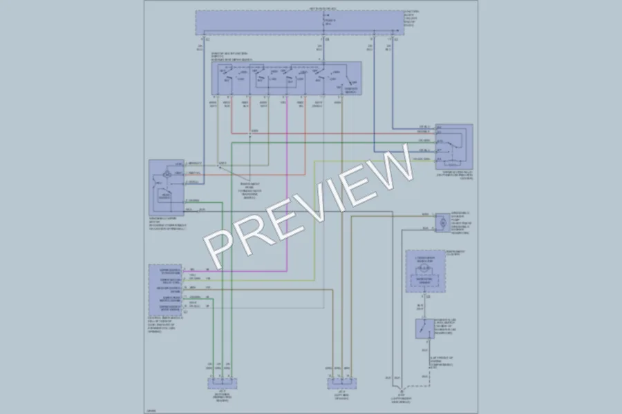 2002 Dodge R2500 Wiper Washer wiring diagram preview