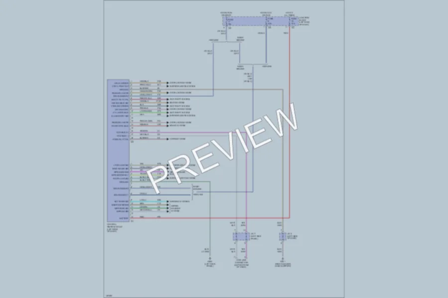 2002 Dodge R3500 Body Computer wiring diagram preview