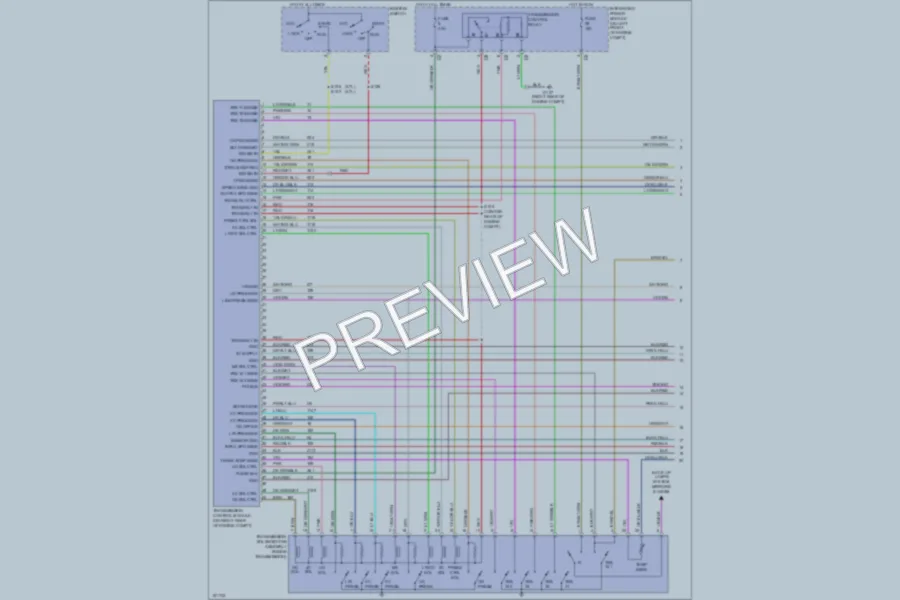 2002 Dodge R1500 Transmission wiring diagram preview