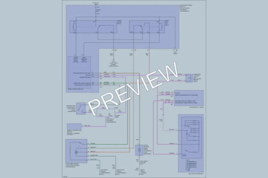 2002 Dodge R1500 Wiper Washer wiring diagram preview