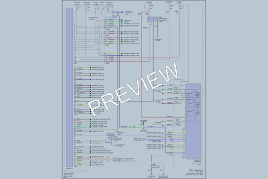 2002 Dodge 2D Coupe Body Computer wiring diagram preview