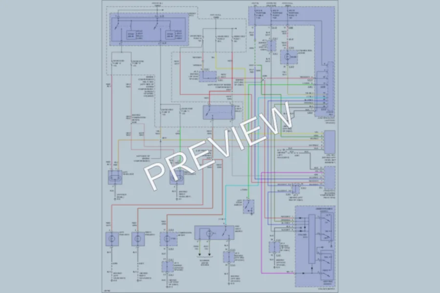2002 Dodge 2D Coupe Headlights wiring diagram preview