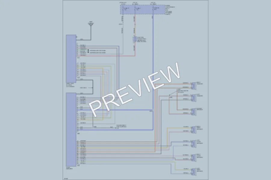 2002 Dodge 2D Coupe Radio wiring diagram preview