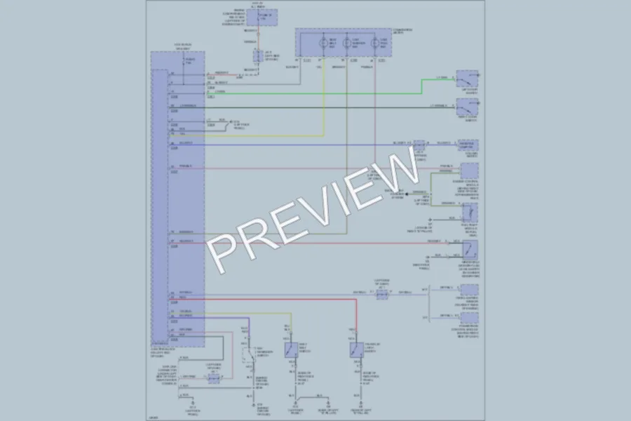 2002 Dodge 2D Coupe Warning Systems wiring diagram preview