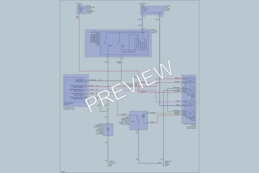 2002 Dodge 4D Sedan Wiper Washer wiring diagram preview
