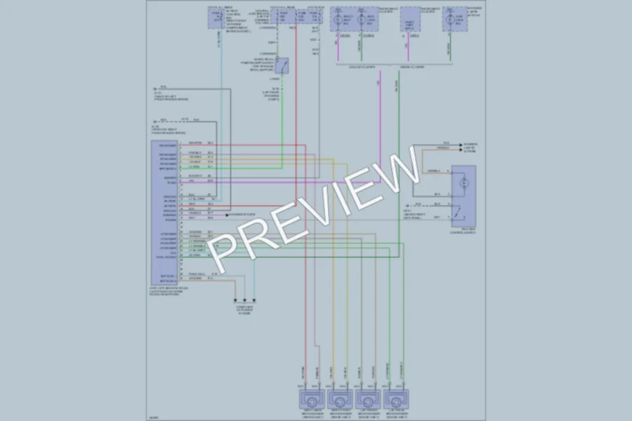 2002 Ford CrownVictoria Anti Lock Brakes wiring diagram preview
