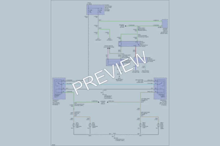 2002 Ford CrownVictoria Exterior Lights wiring diagram preview