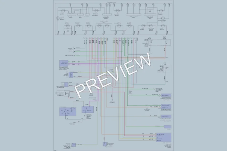 2002 Ford CrownVictoria Instrument Cluster wiring diagram preview