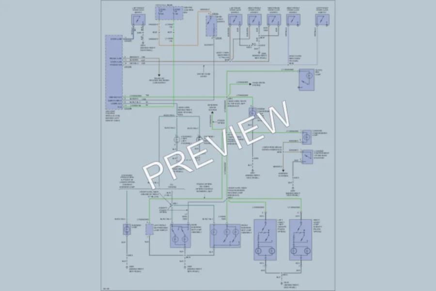 2002 Ford CrownVictoria Interior Lights wiring diagram preview