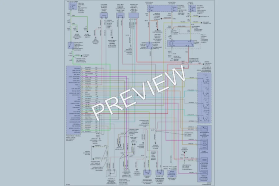 2002 Ford CrownVictoria Transmission wiring diagram preview