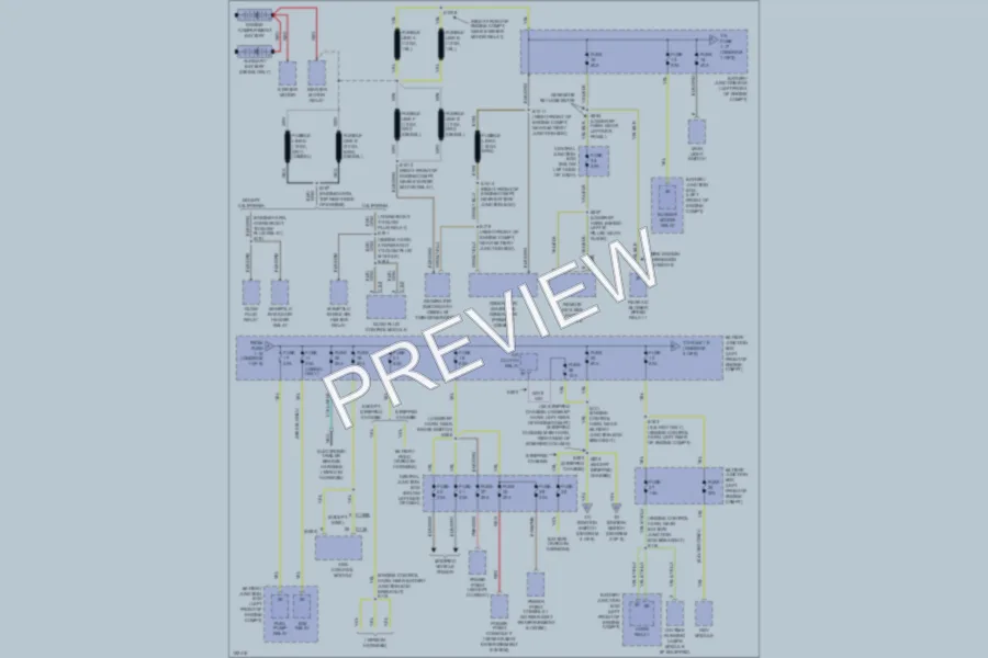 2002 Ford E250 Power Distribution wiring diagram preview