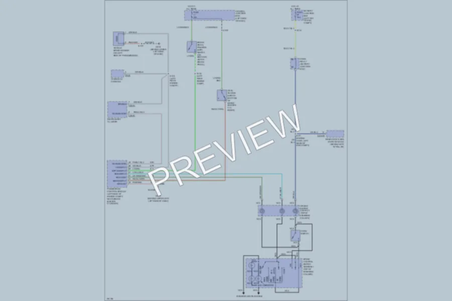 2002 Ford E350 Super Duty Cruise Control wiring diagram preview