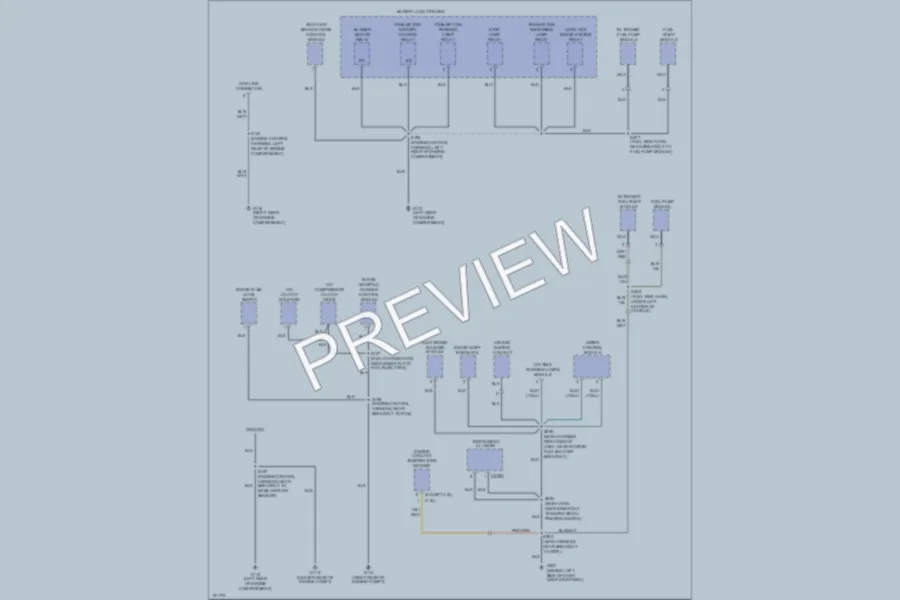 2002 Ford E250 Ground Distribution wiring diagram preview
