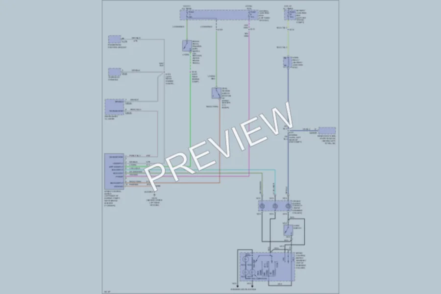 2002 Ford E250 Cruise Control wiring diagram preview