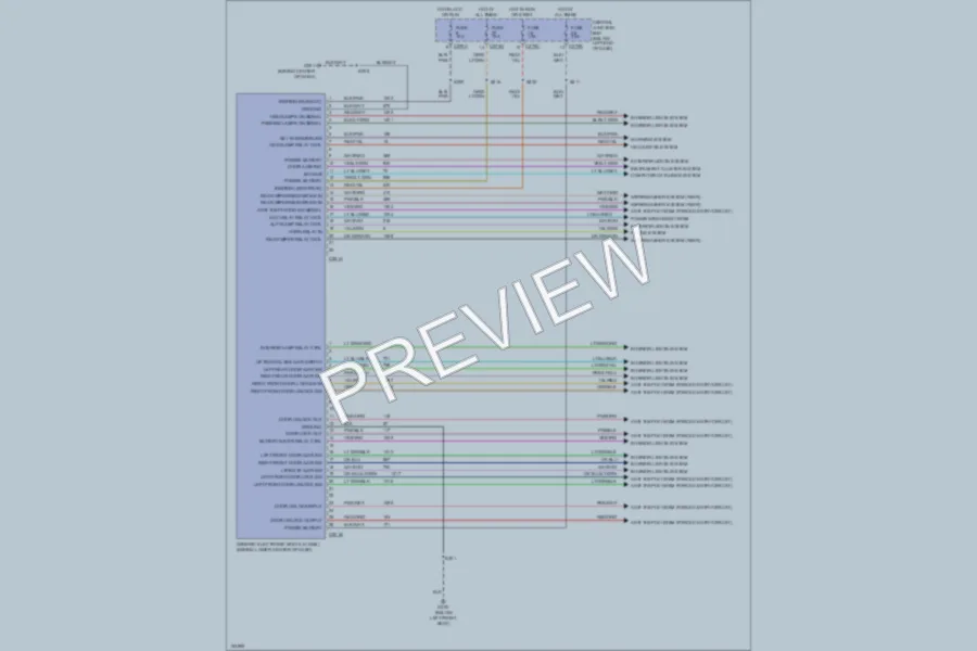 2002 Ford Escape Body Control Modules wiring diagram preview