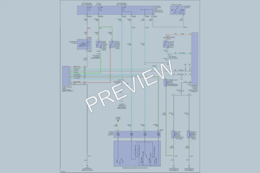 2002 Ford Escape Cruise Control wiring diagram preview