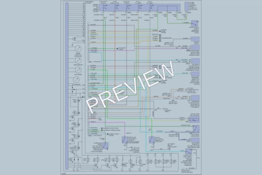 2002 Ford Escape Instrument Cluster wiring diagram preview