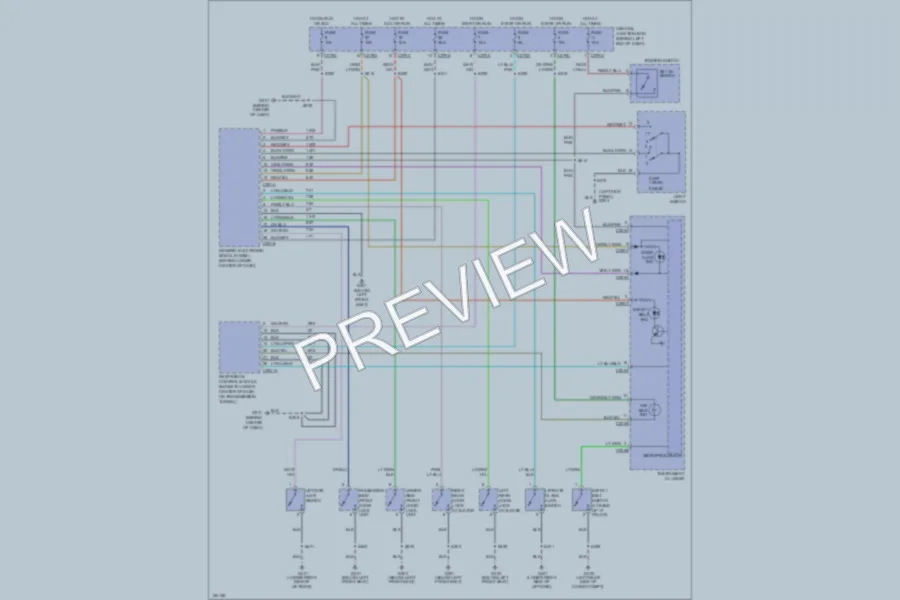 2002 Ford Escape Warning Systems wiring diagram preview