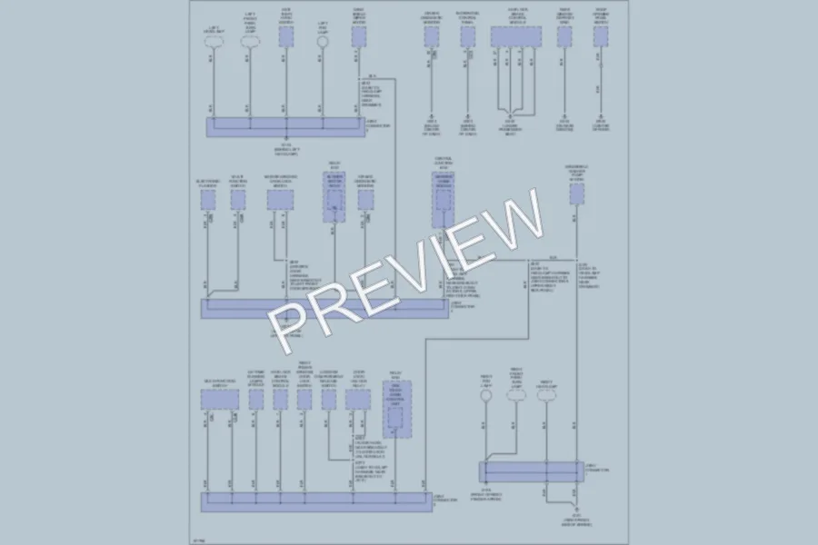 2002 Ford Escort Ground Distribution wiring diagram preview