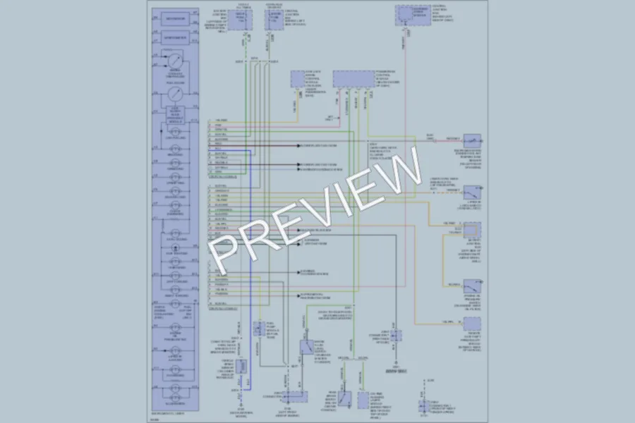 2002 Ford Escort Instrument Cluster wiring diagram preview