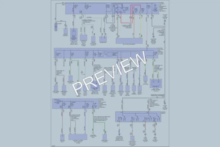 2002 Ford EscortZX2 Power Distribution wiring diagram preview