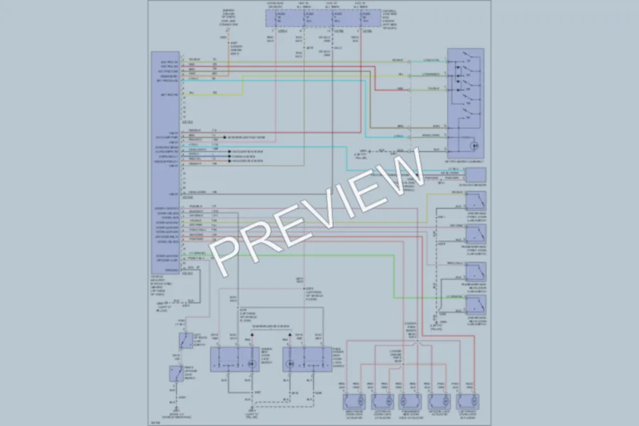 2002 Ford Excursion Anti Theft wiring diagram preview