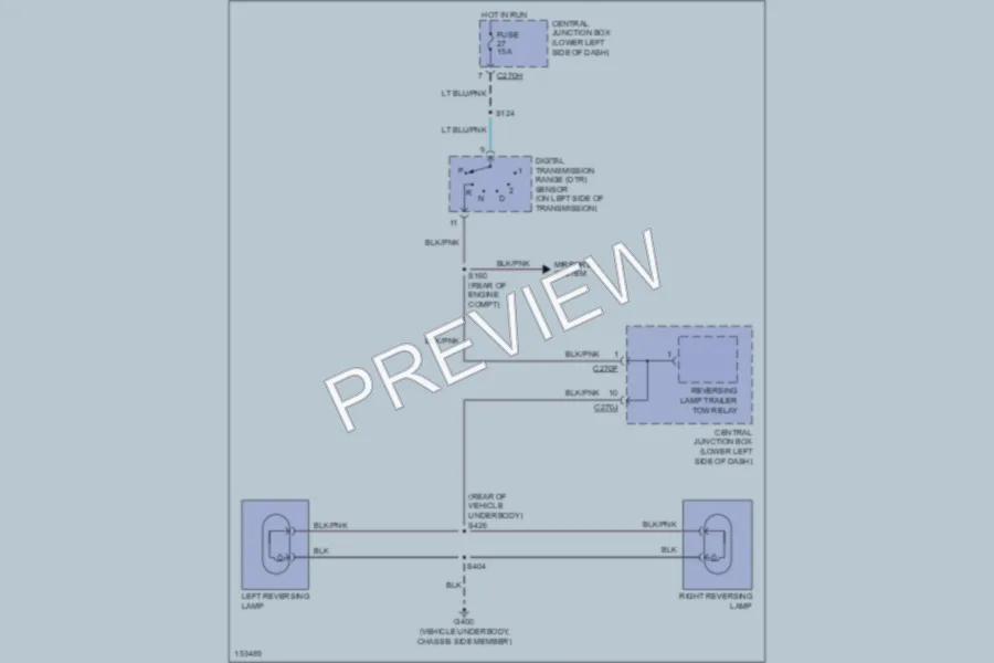 2002 Ford Excursion Exterior Lights wiring diagram preview