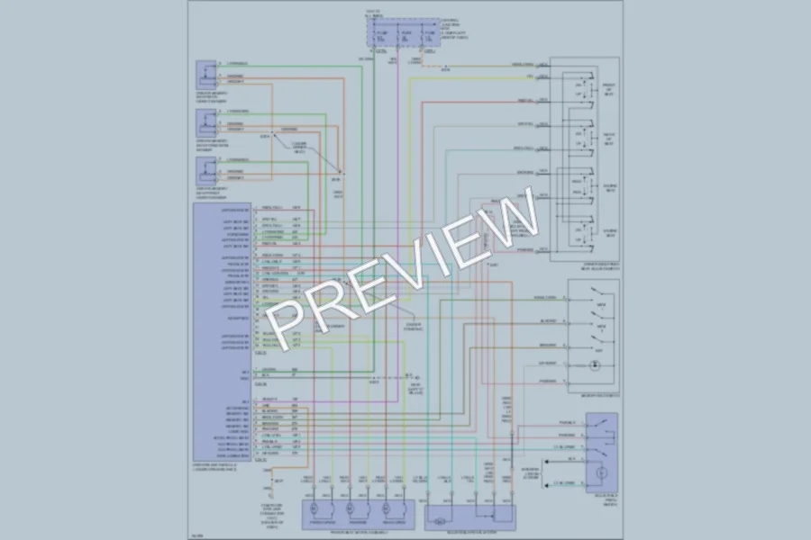2002 Ford Excursion Memory Systems wiring diagram preview