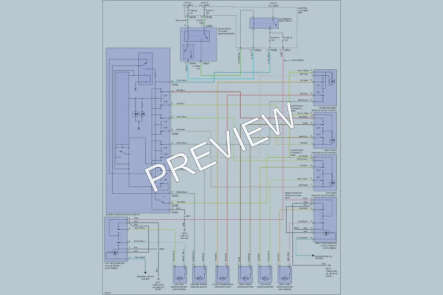 2002 Ford Excursion Power Windows wiring diagram preview