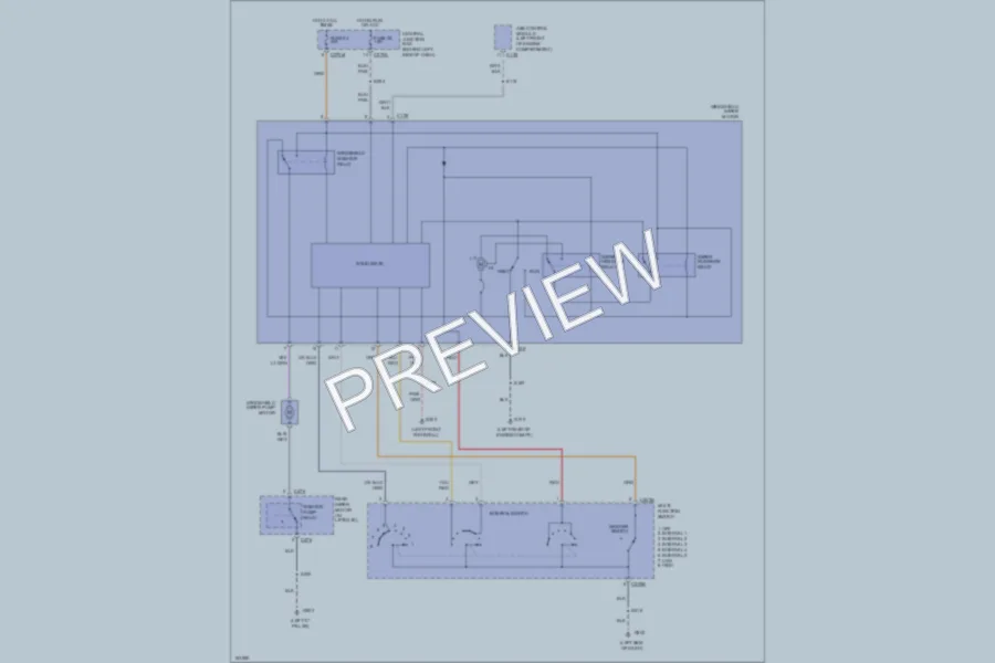 2002 Ford Excursion Wiper Washer wiring diagram preview