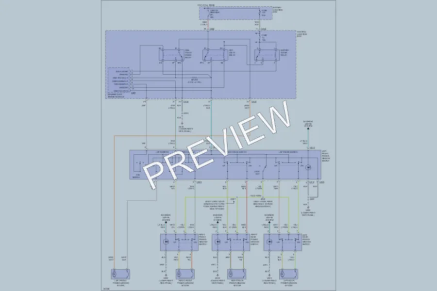 2002 Ford Expedition Power Windows wiring diagram preview