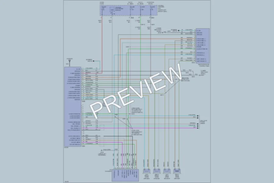 2002 Ford Expedition Radio wiring diagram preview
