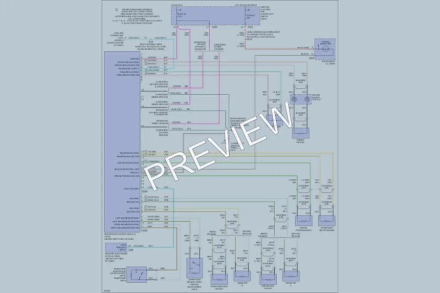 2002 Ford Expedition Supplemental Restraints wiring diagram preview