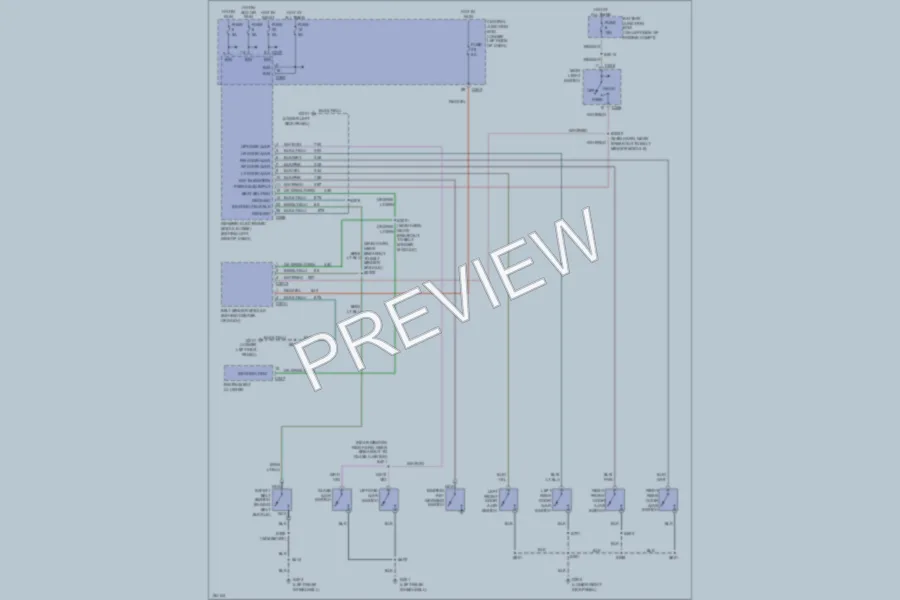 2002 Ford Expedition Warning Systems wiring diagram preview