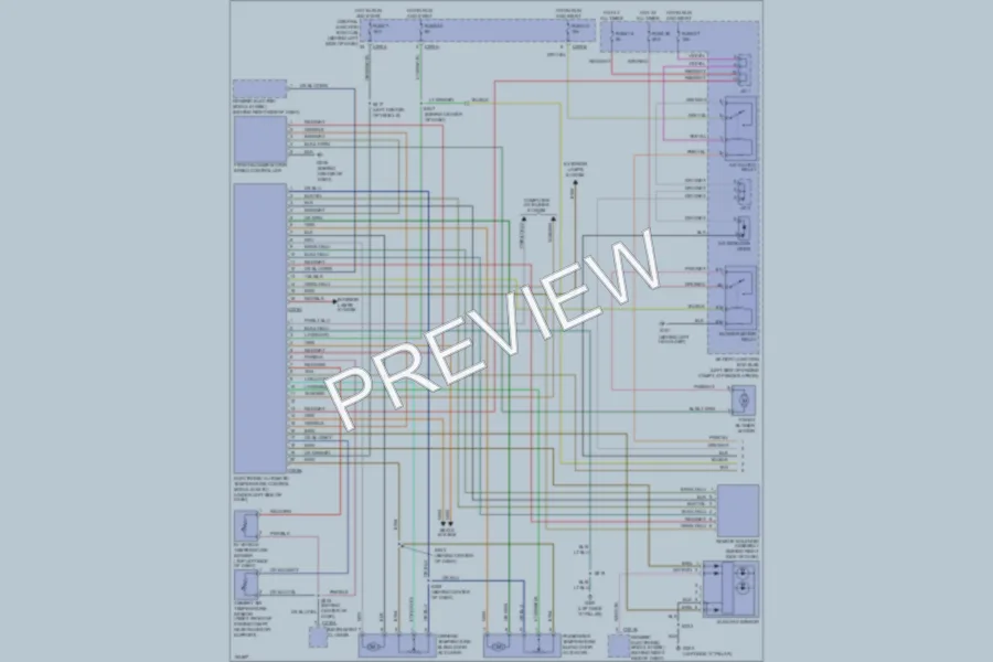2002 Ford Explorer Air Conditioning wiring diagram preview