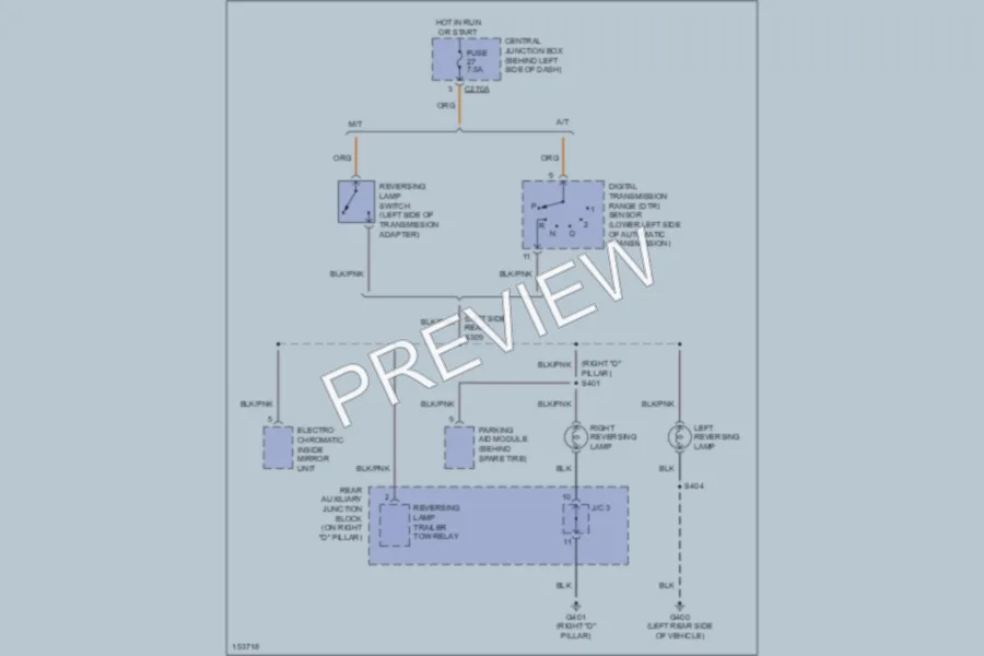 2002 Ford Explorer Exterior Lights wiring diagram preview