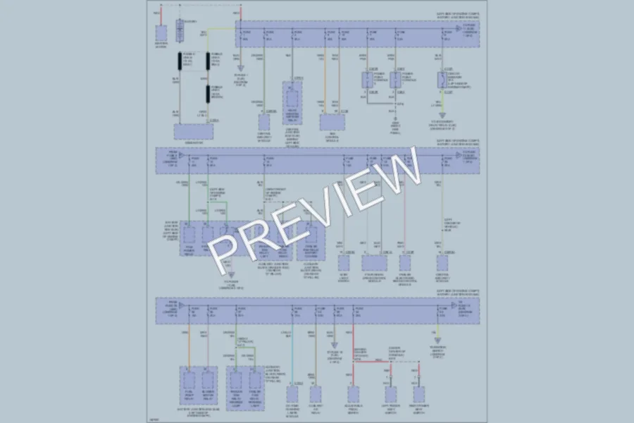 2002 Ford Explorer Power Distribution wiring diagram preview