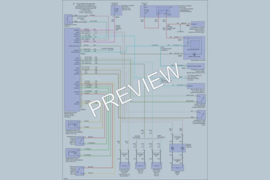 2002 Ford Explorer Supplemental Restraints wiring diagram preview