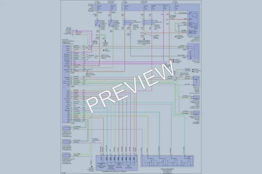 2002 Ford Explorer Transmission wiring diagram preview