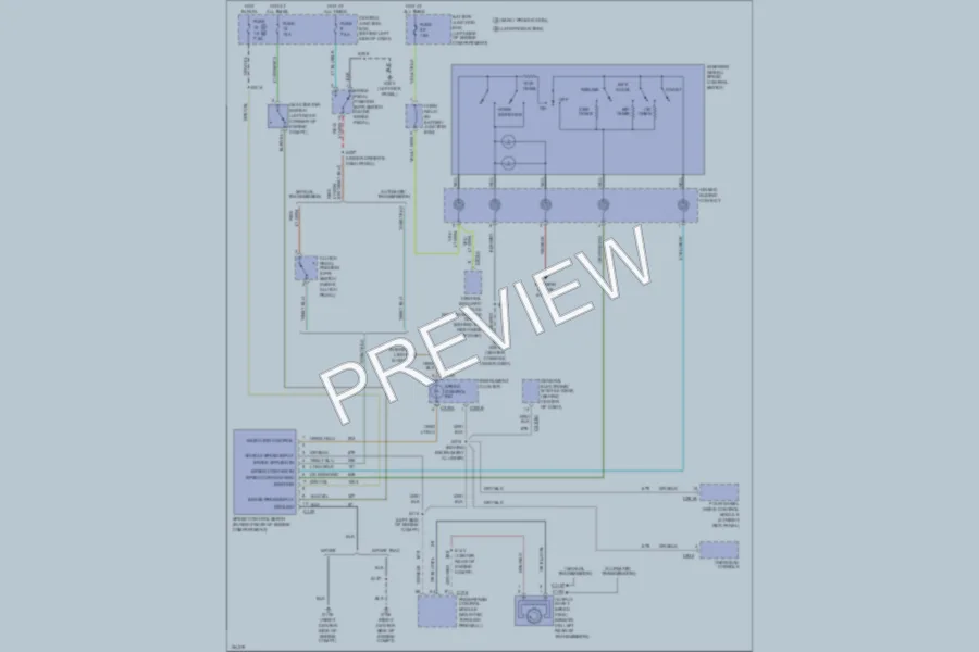 2002 Ford ExplorerSport Cruise Control wiring diagram preview