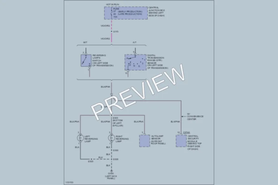 2002 Ford ExplorerSport Exterior Lights wiring diagram preview