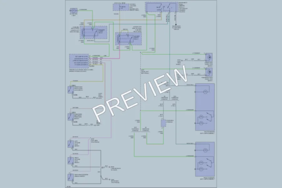 2002 Ford ExplorerSport Interior Lights wiring diagram preview