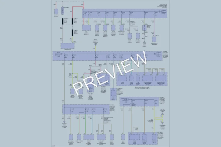 2002 Ford ExplorerSport Power Distribution wiring diagram preview