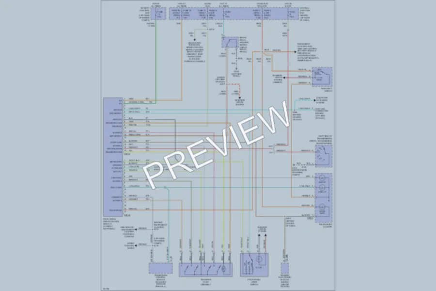 2002 Ford ExplorerSport Transmission wiring diagram preview